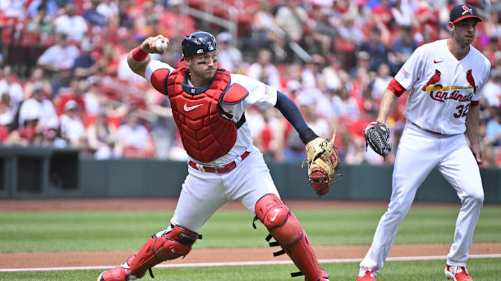St. Louis Cardinals catcher Andrew Knizner