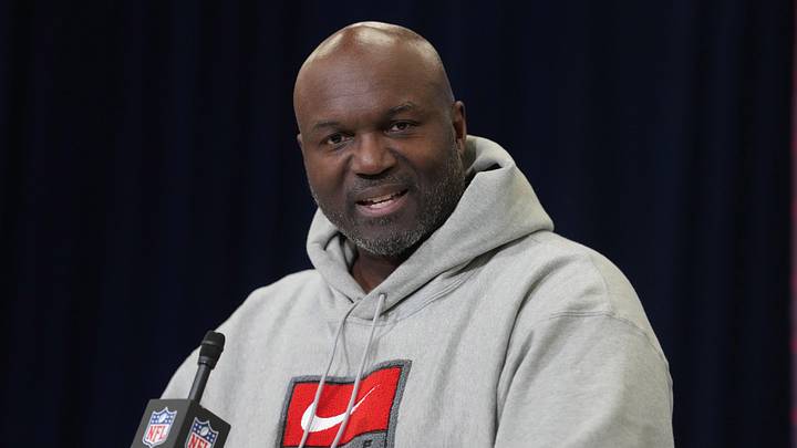 Feb 24, 2026; Indianapolis, IN, USA; Tampa Bay Buccaneers coach Todd Bowles speaks at the NFL Scouting Combine at the Indiana Convention Center. Mandatory Credit: Kirby Lee-Imagn Images Feb 24, 2026; Indianapolis, IN, USA; Tampa Bay Buccaneers coach Todd Bowles speaks at the NFL Scouting Combine at the Indiana Convention Center. Mandatory Credit: Kirby Lee-Imagn Images