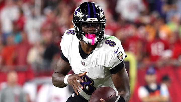 Baltimore Ravens quarterback Lamar Jackson.
