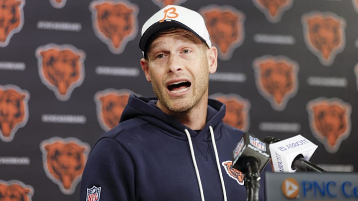 Chicago Bears head coach Ben Johnson
