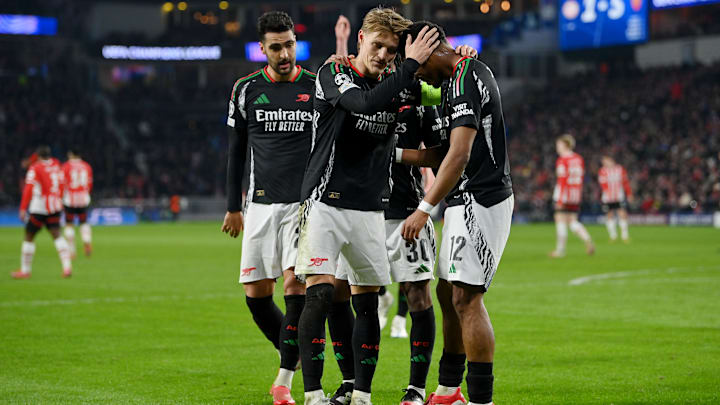 The Gunners eased to victory