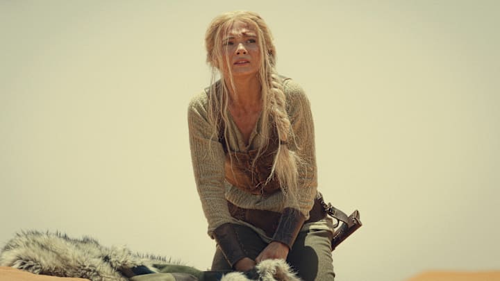 Freya Allan as Ciri in The Witcher