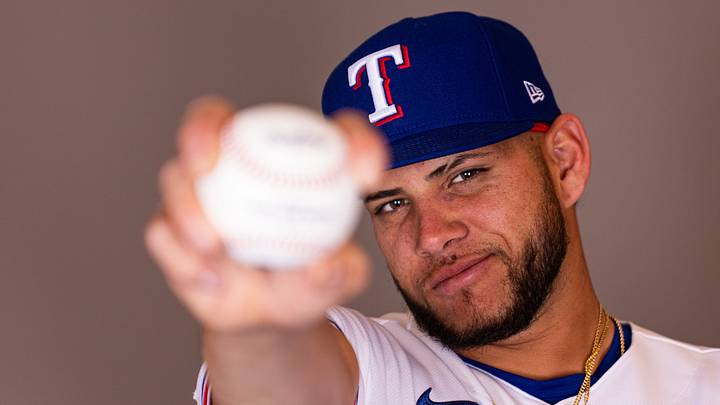 Texas Rangers pitcher David Davalillo. Credit: Arianna Grainey-Imagn Images