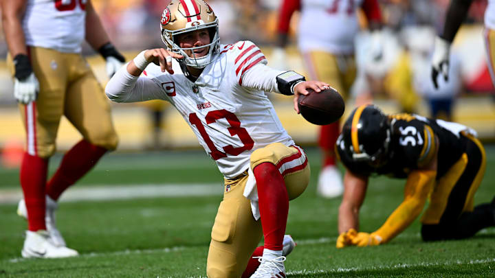 San Francisco 49ers quarterback Brock Purdy (13)
