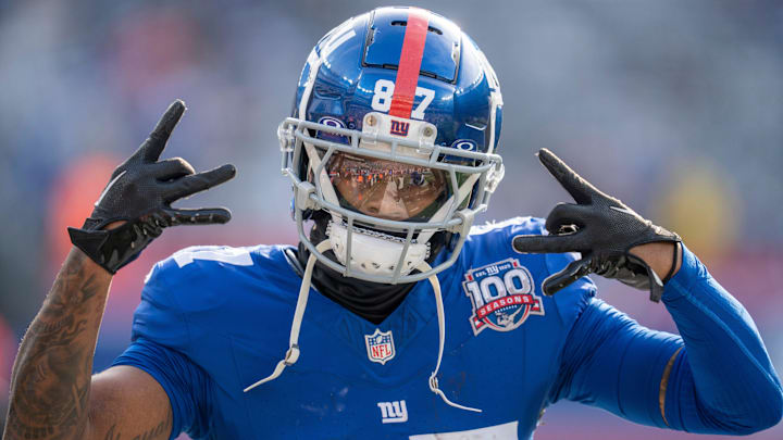 New York Giants wide receiver Ihmir Smith-Marsette  