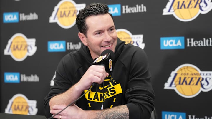 Los Angeles Lakers head coach JJ Redick Los Angeles Lakers head coach JJ Redick