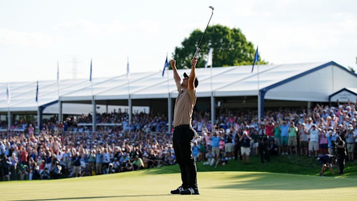 Xander Schauffele won his first major Sunday at Valhalla Golf Club.
