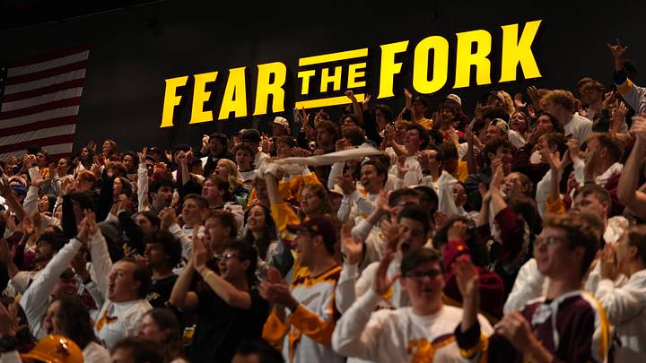 Oct 3, 2025; Tempe, AZ, USA; Arizona State Sun Devils fans look on against the Penn State Nittany Lions during the second period at Mullett Arena. Mandatory Credit: Joe Camporeale-Imagn Images Oct 3, 2025; Tempe, AZ, USA; Arizona State Sun Devils fans look on against the Penn State Nittany Lions during the second period at Mullett Arena. Mandatory Credit: Joe Camporeale-Imagn Images
