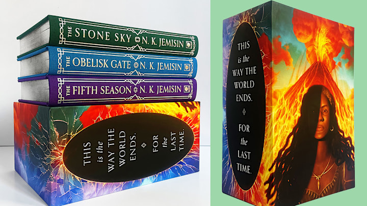 The Broken Earth trilogy deluxe edition by N.K. Jemisin. Image courtesy of Orbit.