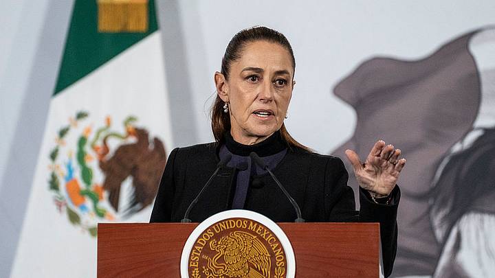 La presidenta de México, Claudia Sheinbaum, se refirió al tema de Irán en el Mundial 2026. La presidenta de México, Claudia Sheinbaum, se refirió al tema de Irán en el Mundial 2026.