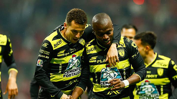Enner Valencia celebra el gol del Pachuca Enner Valencia celebra el gol del Pachuca
