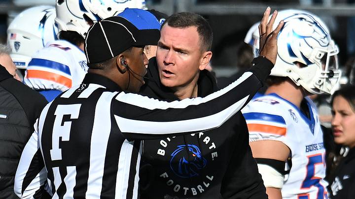 Boise State Broncos head coach Spencer Danielson.