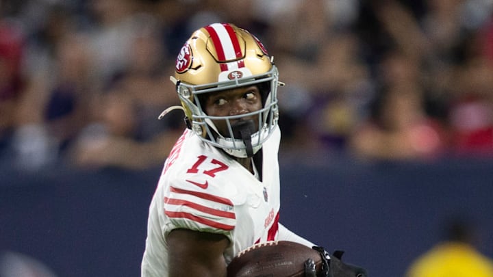 Wide receiver Malik Turner during a matchup between the San Francisco 49ers and Houston Texans Wide receiver Malik Turner during a matchup between the San Francisco 49ers and Houston Texans