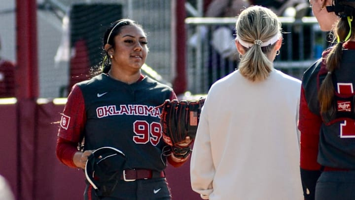 Oklahoma pitcher Miali Guachino