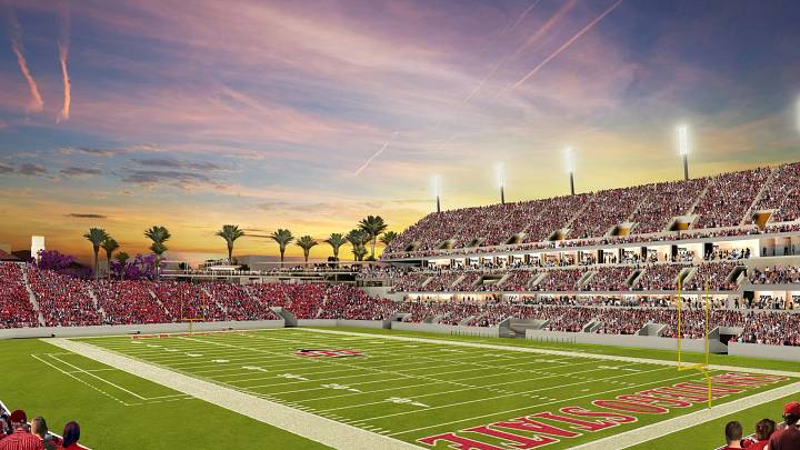 A general view of Snapdragon Stadium. A general view of Snapdragon Stadium.