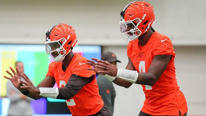 Shedeur Sanders and Deshaun Watson are competing to be the Browns’ starter. Shedeur Sanders and Deshaun Watson are competing to be the Browns’ starter.