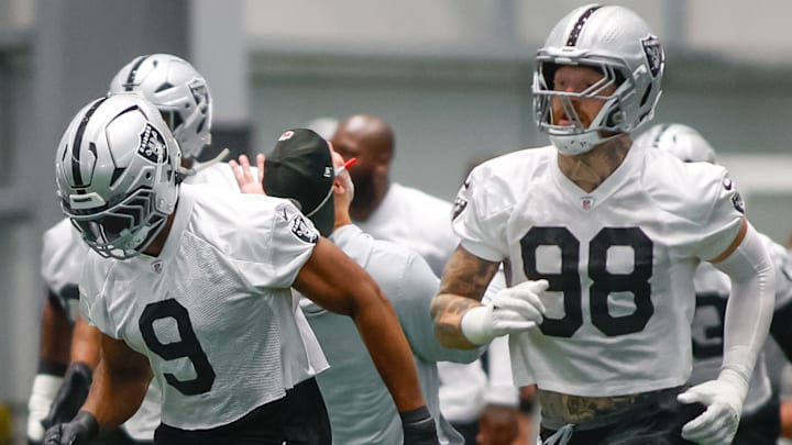 Las Vegas Raiders DEs Tyree Wilson, Maxx Crosby