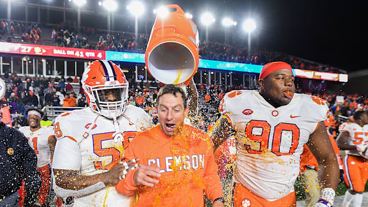 Former Clemson defensive tackle Dexter Lawrence (90) has spent his entire NFL career with the New York Giants thus far.