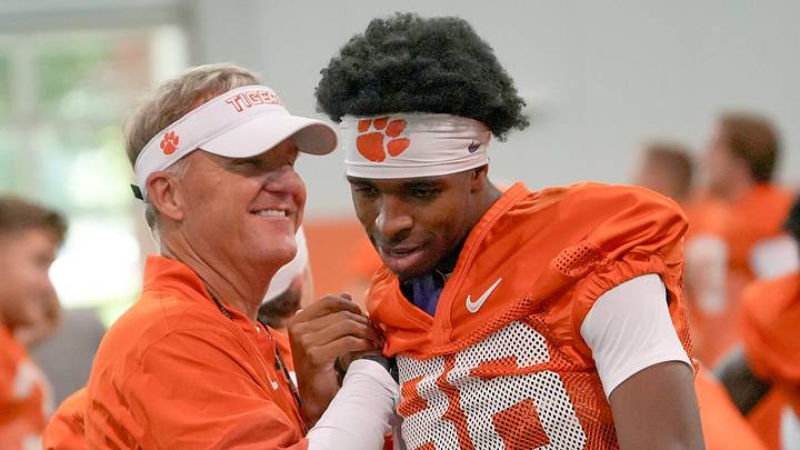 Chad Morris, Jaylen Brown-Wallace, Clemson Tigers Chad Morris, Jaylen Brown-Wallace, Clemson Tigers