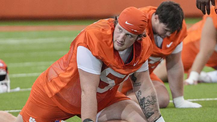 Clemson offensive lineman Collin Sadler is questionable to play against LSU this evening. Clemson offensive lineman Collin Sadler is questionable to play against LSU this evening.