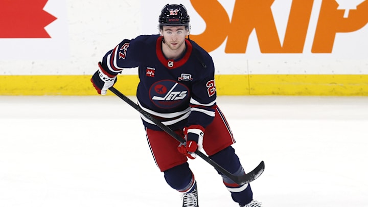 Winnipeg Jets winger Isak Rosen, a former Buffalo Sabres prospect
