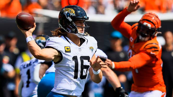 Trevor Lawrence and the Jaguars take on the Bengals this week. Trevor Lawrence and the Jaguars take on the Bengals this week.
