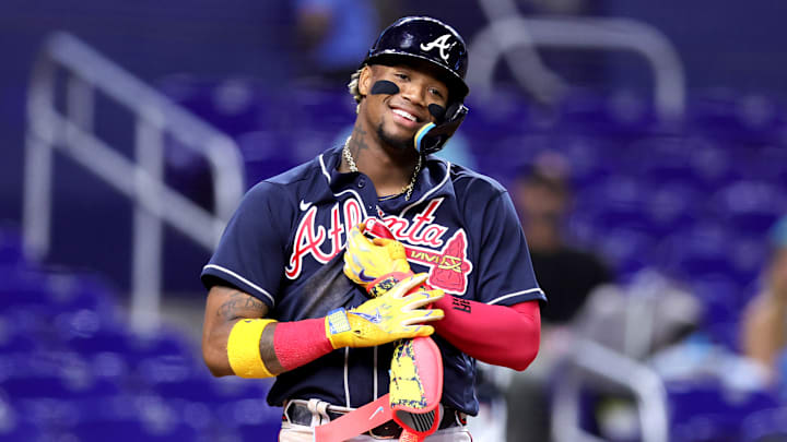 Ronald Acuña Jr. se ponchó en un turno increíble ante Jacob Stallings
