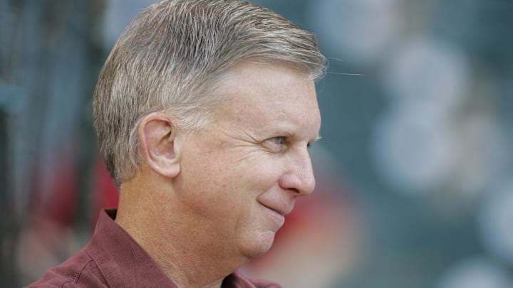 Oct 1, 2010; Houston, TX, USA; Houston Astros general manager Ed Wade before a game against the Chicago Cubs at Minute Maid Park. 