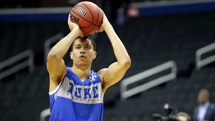 Duke basketball forward Justin Robinson