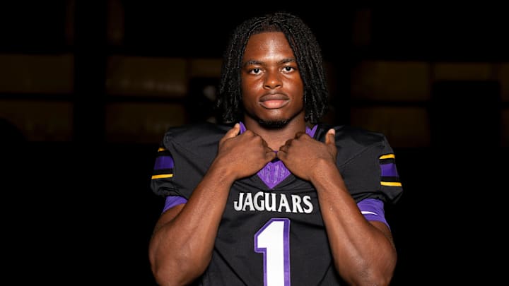 DeSoto Central’s Eric Perry Jr. is the Auburn Tigers' lone commitment at running back. DeSoto Central’s Eric Perry Jr. is the Auburn Tigers' lone commitment at running back.
