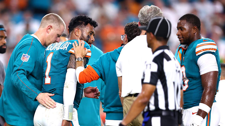Tua Tagovailoa of the Miami Dolphins