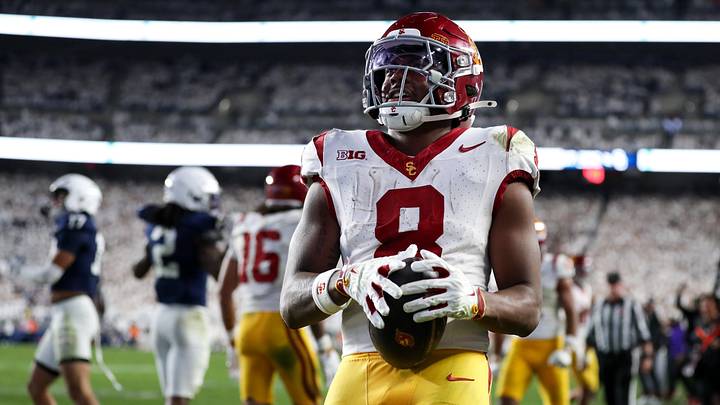 Southern California Trojans running back King Miller. 