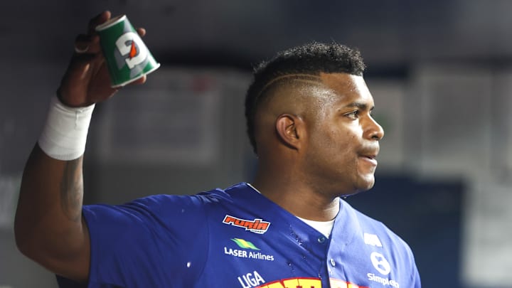 Yasiel Puig está jugando en la Serie del Caribe 2024