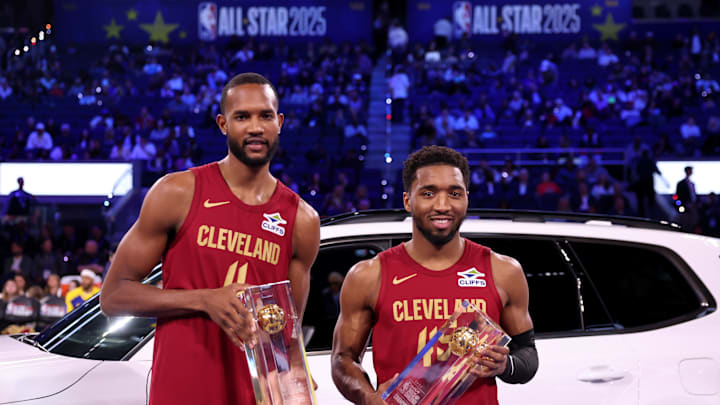 Evan Mobley and Donovan Mitchell, Cleveland Cavaliers - 2025 NBA All-Star