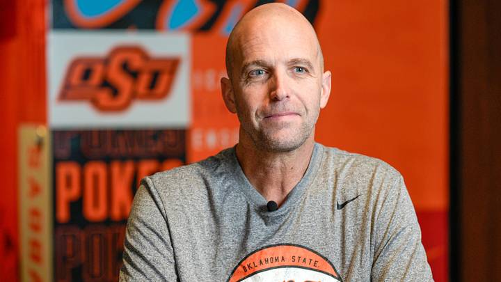 Oklahoma State men's basketball coach Steve Lutz.