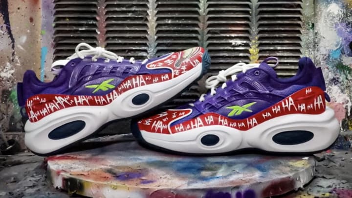 Angel Reese's custom Reebok sneakers.