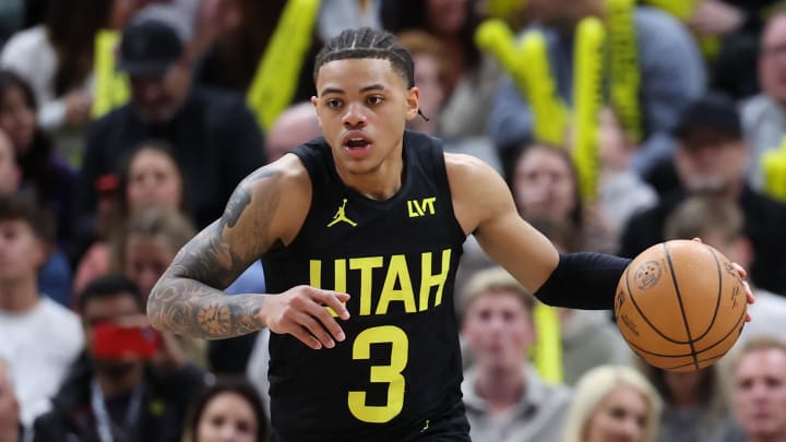 Utah Jazz guard Keyonte George.