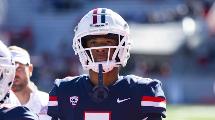 Nov 25, 2022; Tucson, Arizona, USA; Arizona Wildcats cornerback Ephesians Prysock (7) against the