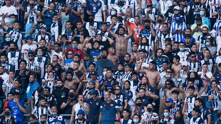 Aficionados de Rayados de Monterrey.