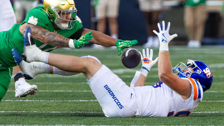 Boise State Broncos tight end Luke Voorhees.
