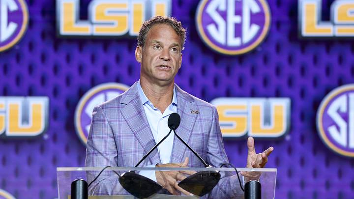 Lane Kiffin speaks at SEC Media Days Lane Kiffin speaks at SEC Media Days