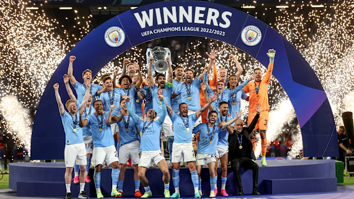 Man City finally won the Champions League Man City finally won the Champions League