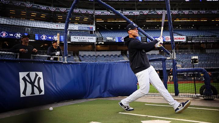 American League Wild Card Series: Boston Red Sox v New York Yankees - Workout American League Wild Card Series: Boston Red Sox v New York Yankees - Workout