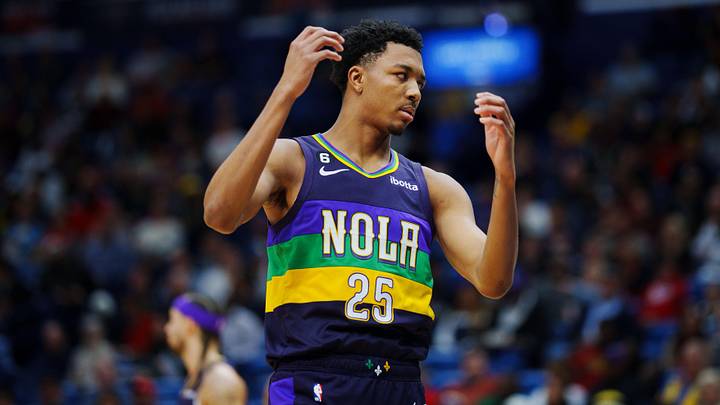 New Orleans Pelicans guard Trey Murphy III.