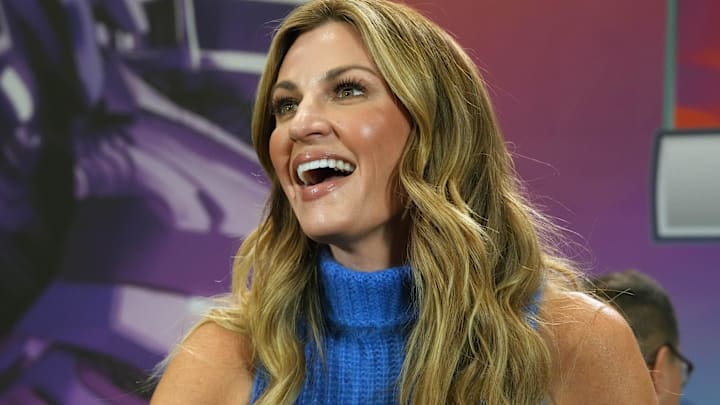 Erin Andrews at Fox Sports media day at the Phoenix Convention Center.