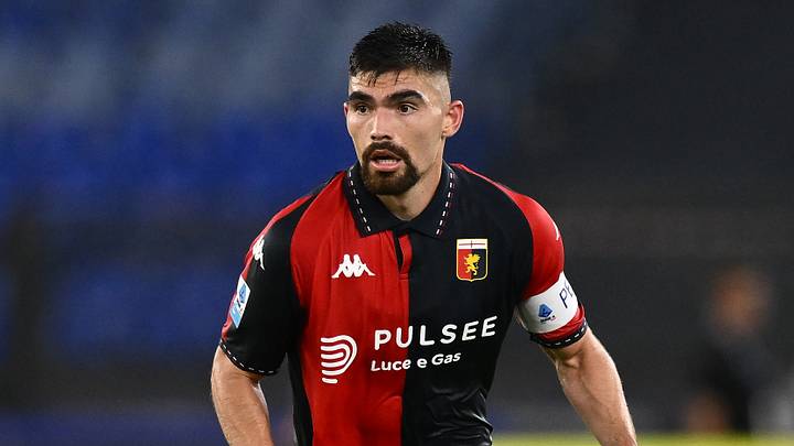 Johan Vásquez con el Genoa Johan Vásquez con el Genoa