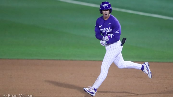 Jack Arthur hitting the game-tying homerun in the ninth inning of game 3 against BYU