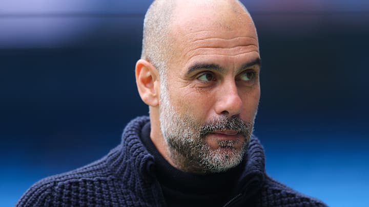 Pep Guardiola con el Manchester City Pep Guardiola con el Manchester City