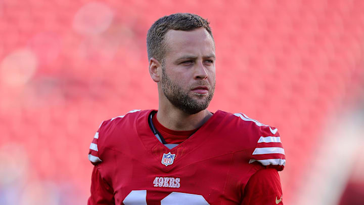 San Francisco 49ers place kicker Zane Gonzalez (10)