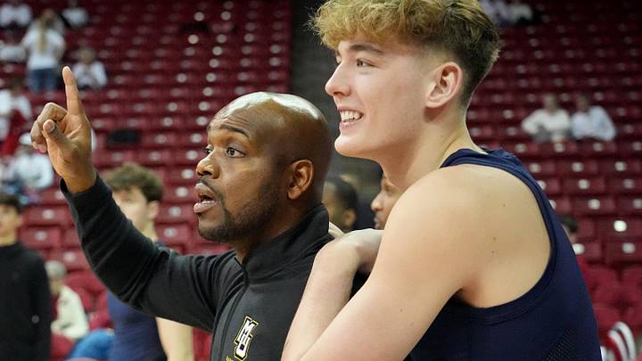 Marquette assistant coach DeAndre Haynes is shown during a 2023 game. Marquette assistant coach DeAndre Haynes is shown during a 2023 game.